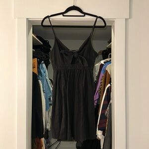 Old navy tie front babydoll dress